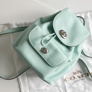 Coach Leather Mini Backpack